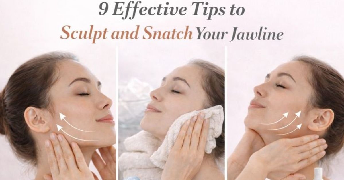 9 Effective Tips to Sculpt and Snatch Your Jawline