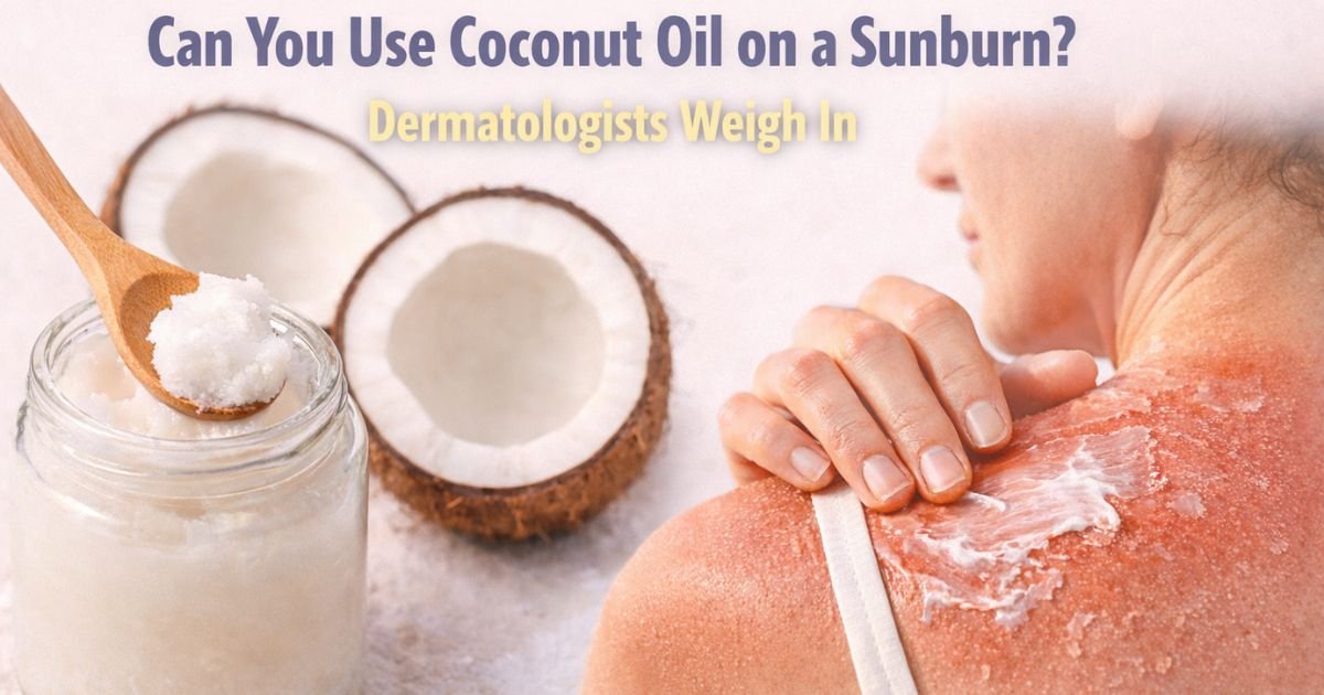Can You Use Coconut Oil on a Sunburn Dermatologists Weigh In
