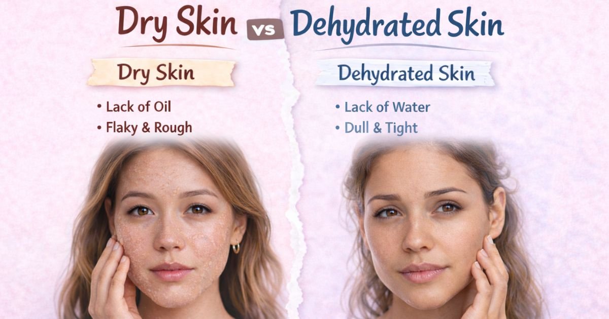 Dry Skin vs Dehydrated Skin: What’s the Difference